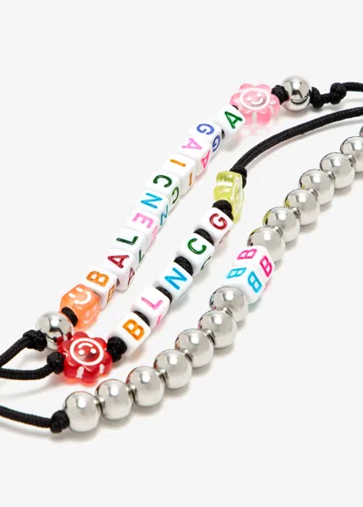 Balenciaga Woman Multicolor Keychains In White