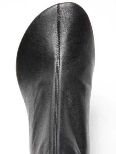 Acne Studios Back Tab Ankle Boot In Black