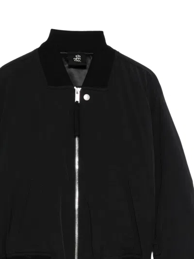 Thom Krom Long-sleeve Bomber Jacket In Black