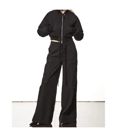 Thom Krom Long-sleeve Bomber Jacket In Black