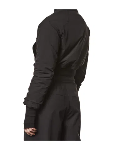 Thom Krom Long-sleeve Bomber Jacket In Black