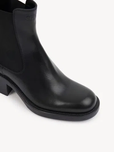Chloé Dakota Buckled Leather Ankle Boots In Black