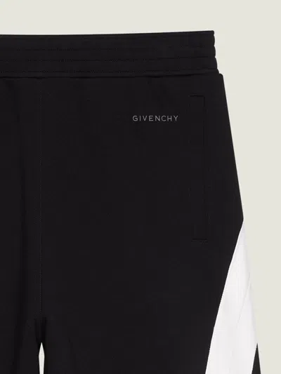 Givenchy Mens Black Open Seam Contrast Cotton-jersey Jogging Bottoms Xl