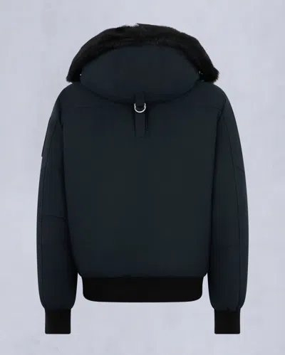 Moose Knuckles Ballistic Down Jacket In Black