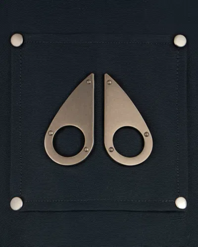 Moose Knuckles Ballistic Down Jacket In Black