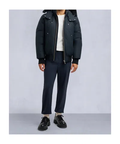 Moose Knuckles Ballistic Down Jacket In Black