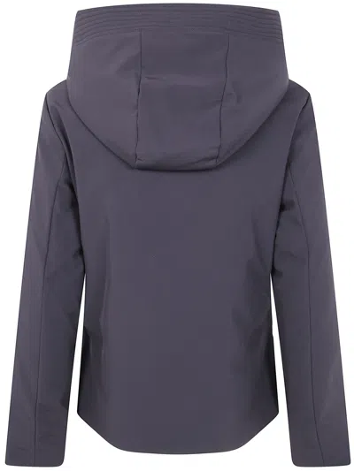 Woolrich Hooded Long Sleeve Parka With Side Pockets In Black