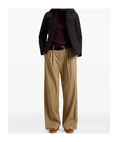 Woolrich Hooded Long Sleeve Parka With Side Pockets In Black