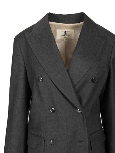 Barena Venezia Giacca Mimi Flan 99 Lana 1 Elastan Trousers Grey In Gray