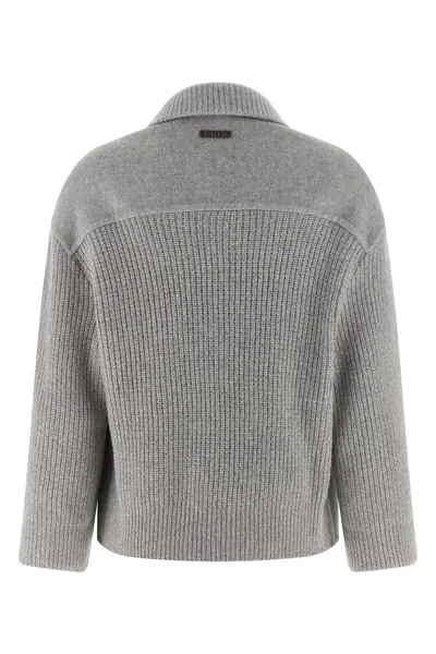 Peserico Double Cloth Jacket In Gray