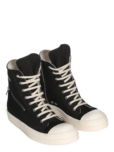 Rick Owens Drkshdw Concordians Cargo Sneakers In Black