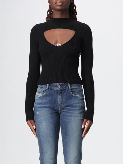 Diesel M-olina Black Jersey In Black