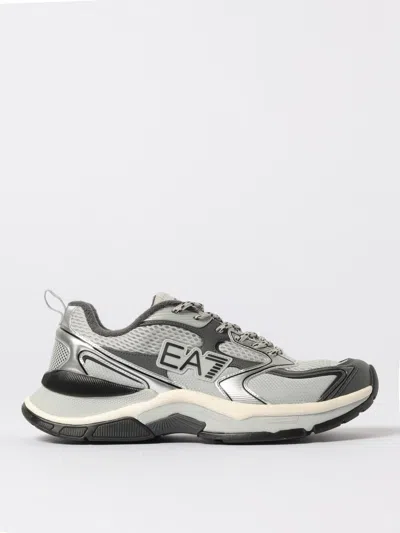 Ea7 Emporio Armani Predator Low-top Sneakers In Gray