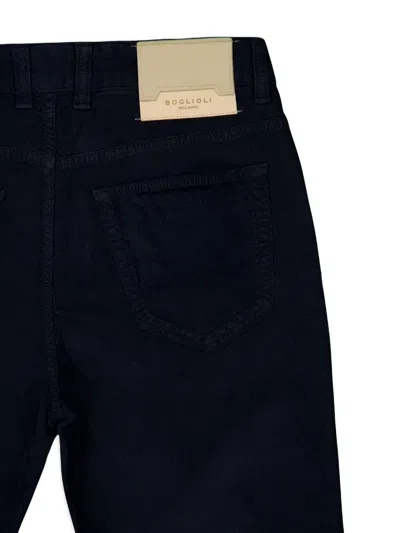 Boglioli Five-pocket Jeans In Blue