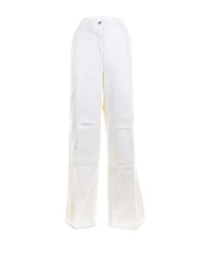 Seventy Patch-pocket Trousers In White