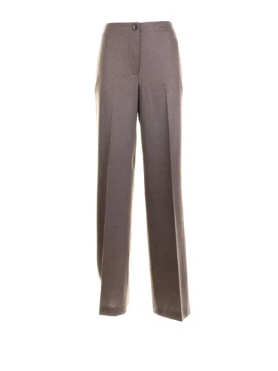 Seventy Button-fastening Trousers In Neutral
