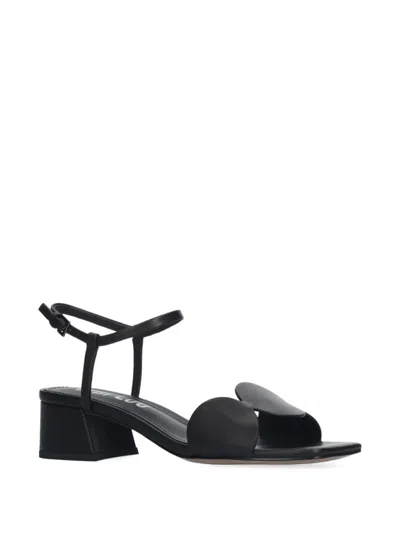 Bibi Lou Onami Leather Sandals In Black