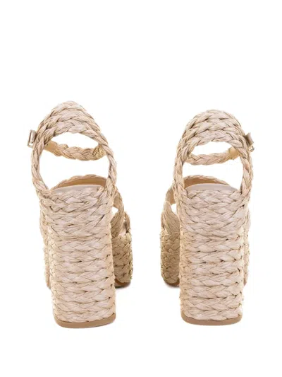 FRESA 拉菲草厚底凉鞋