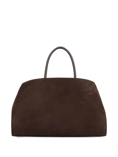 Ferragamo Hug L Soft Tote Bag In Brown