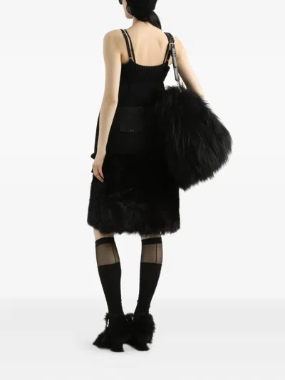 Dolce & Gabbana Wool-blend Tank Top In Black