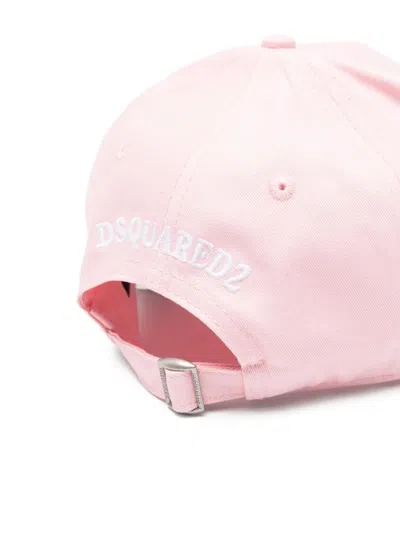 Dsquared2 New York-patch Baseball Cap In Pink