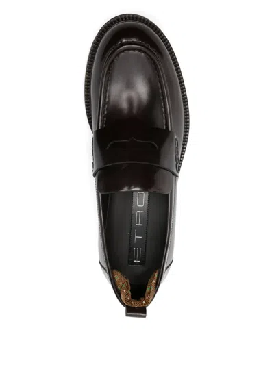 经典皮质乐福鞋