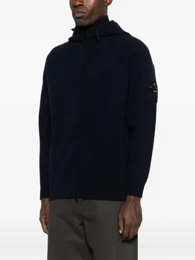 C.p. Company C.p.company Zip-front Hooded Jacket In Black