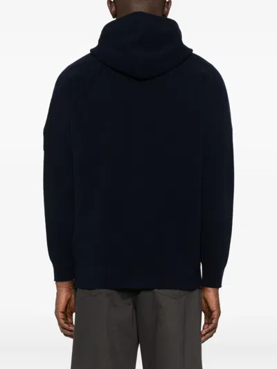 C.p. Company C.p.company Zip-front Hooded Jacket In Black