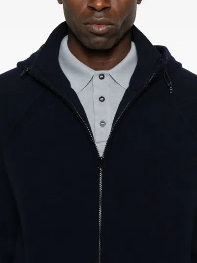 C.p. Company C.p.company Zip-front Hooded Jacket In Black
