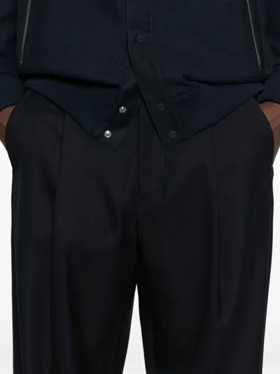 Herno Elasticated-waist Trousers In Black