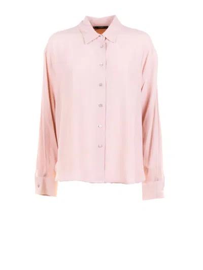 Seventy Long-sleeve Button-down Shirt In Pink