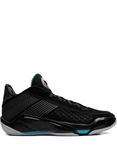 Jordan Air  38 Pf "black Gamma Blue" Sneakers In Black
