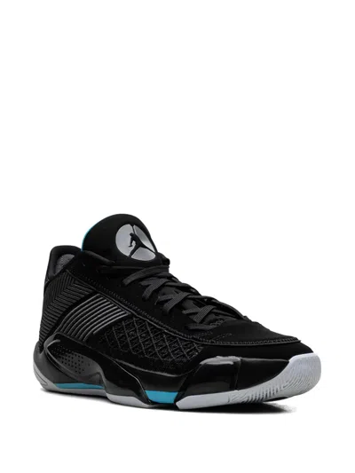 Jordan Air  38 Pf "black Gamma Blue" Sneakers In Black