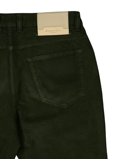 Boglioli Five-pocket Jeans In Black
