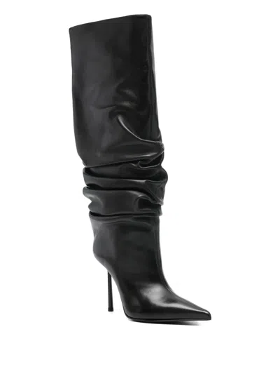 Le Silla Bella High Heels Boots In Black