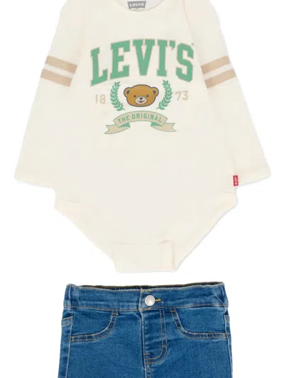 Levi's Logo-print Tracksuit Set In Multi