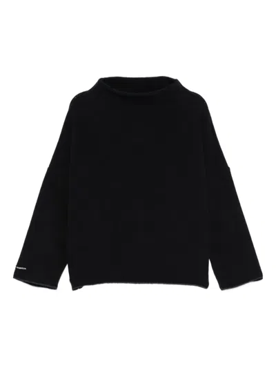 Album Di Famiglia Long Sleeve Sweatshirt In Black