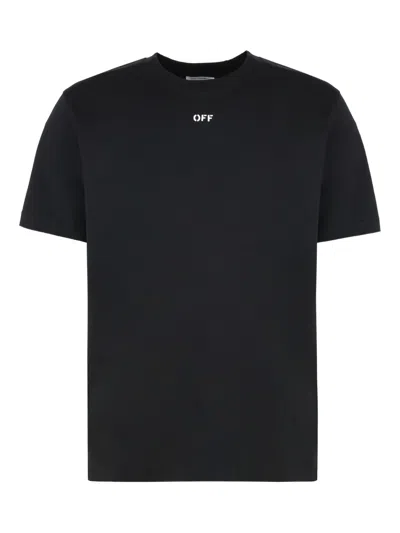Off-white Off White S.matthew Skate Logo-print T-shirt In Black
