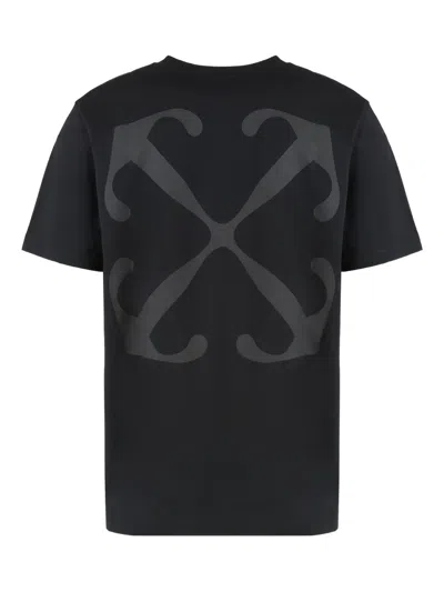 Off-white Off White S.matthew Skate Logo-print T-shirt In Black