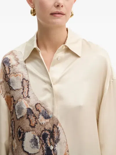 抽象印花衬衫