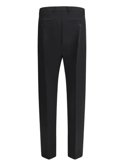 Rick Owens Tailored Geth Wide Leg Virgin Wool Pants In Black