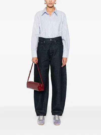 Roy Rogers Striped Shirt In Blue