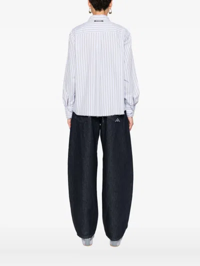 Roy Rogers Striped Shirt In Blue