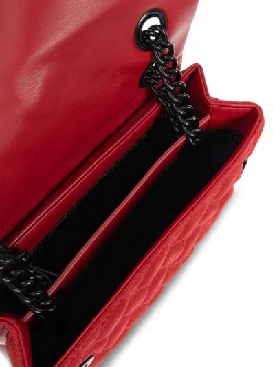 Kurt Geiger Kensington Quilted Leather Cross Body Bag In Red
