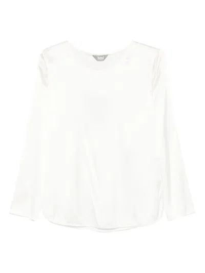 Max Mara Moldava Blouse In White