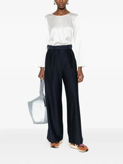 Max Mara Moldava Blouse In White