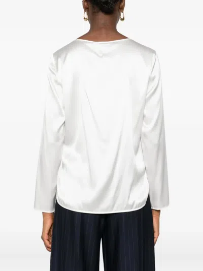 Max Mara Moldava Blouse In White