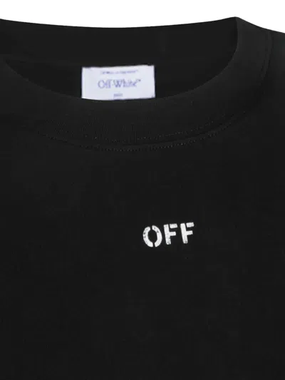 Off-white Arrow Motif T-shirt In Black