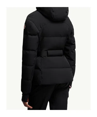 Moncler Grenoble Black Stretch Nylon Guyane Down Jacket In Black