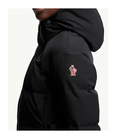 Moncler Grenoble Black Stretch Nylon Guyane Down Jacket In Black